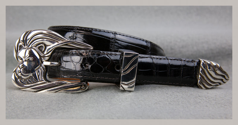 Belt Buckle - Lion Head