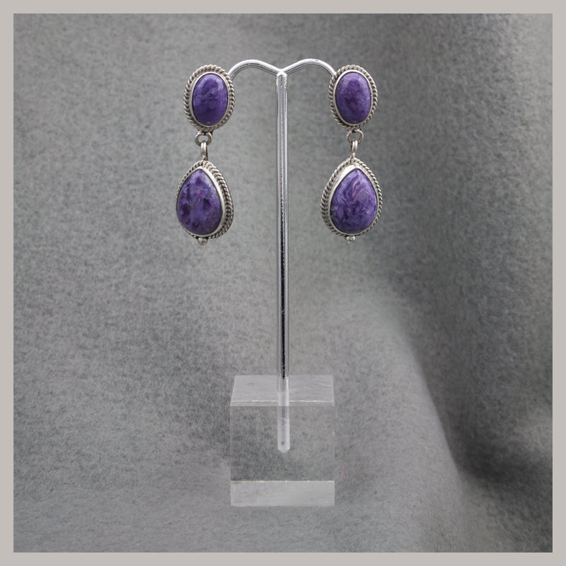 Charoite Earrings
