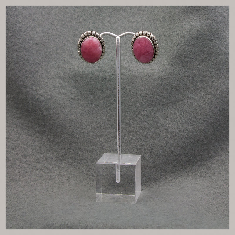 Rhodochrosite Earrings