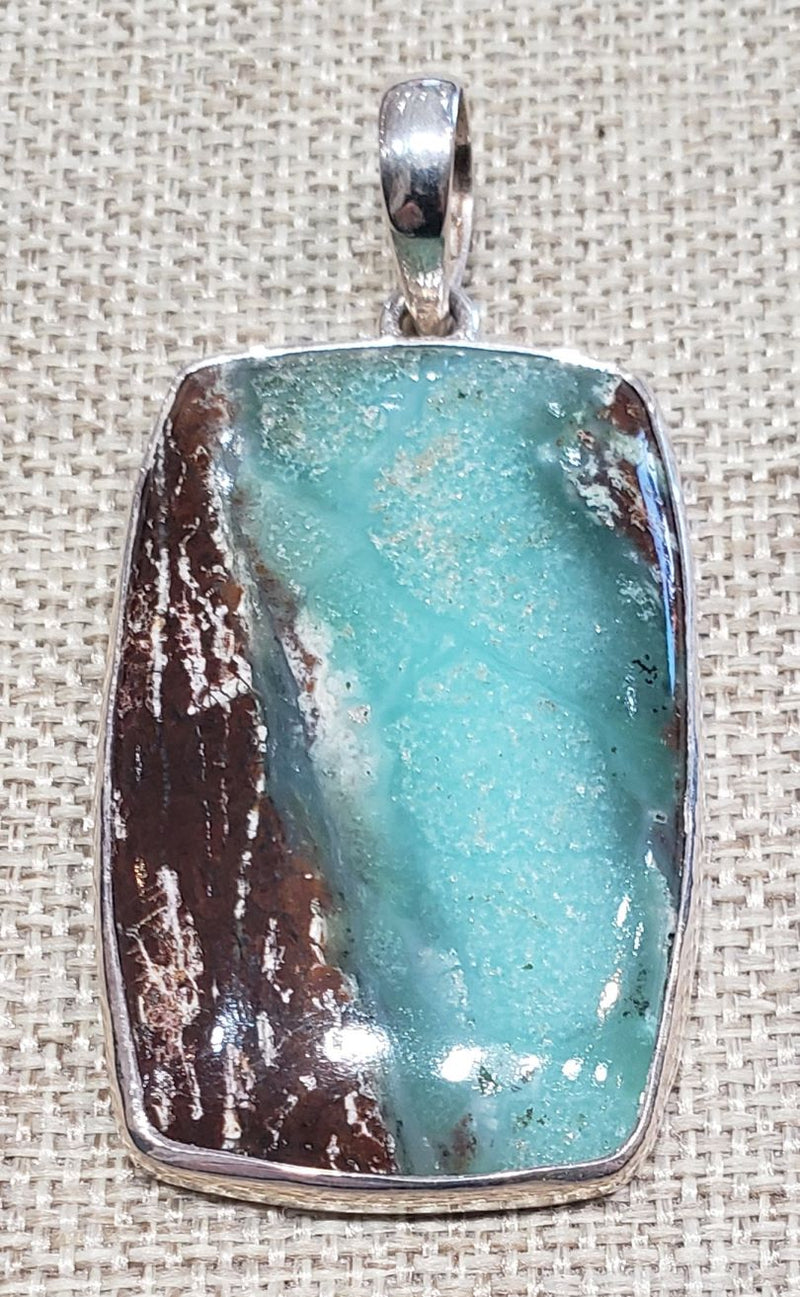 Chrysophase Pendant