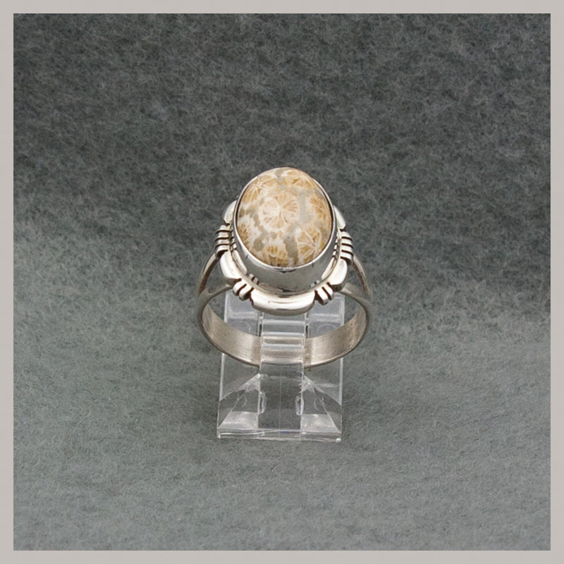 Fossil Coral Ring