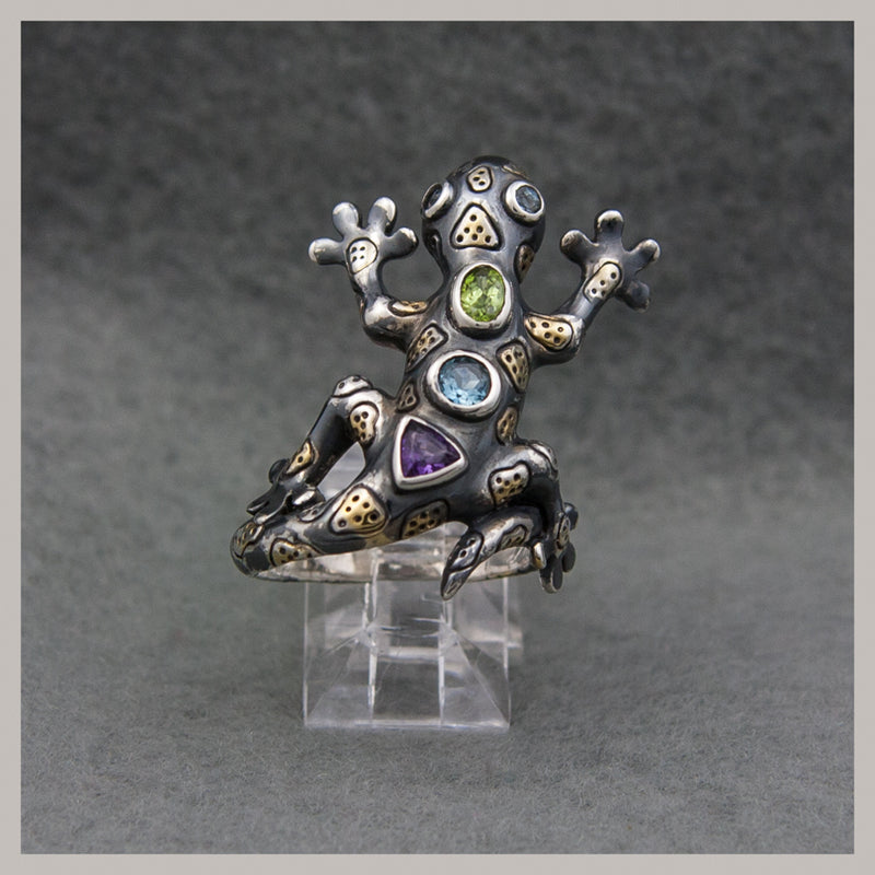 Lizard Multi-stone Ring