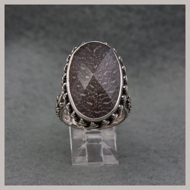 Feather Quartz Ring