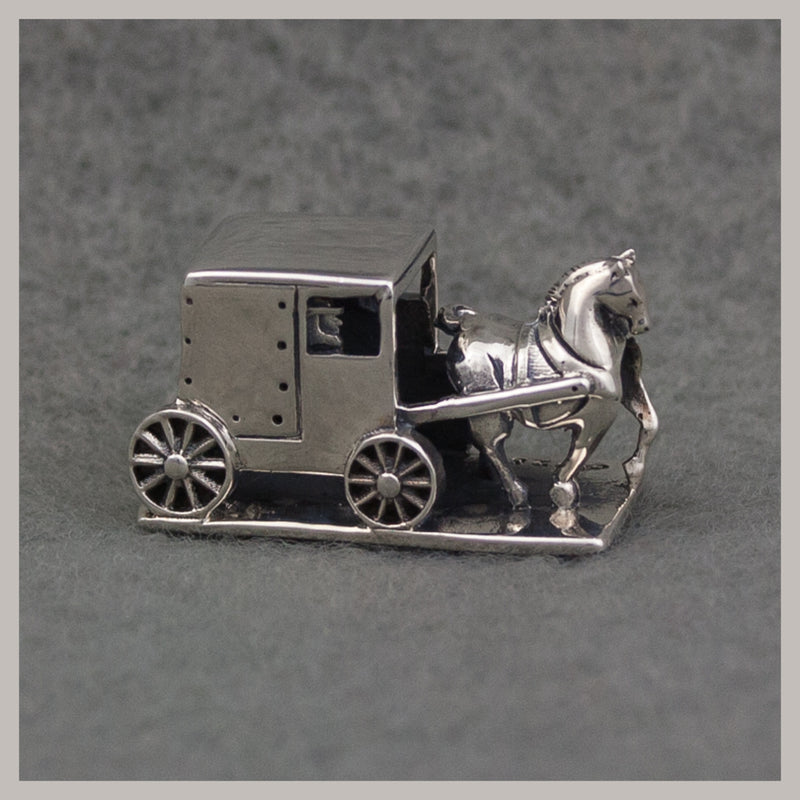 Amish Horse and Buggy Bead
