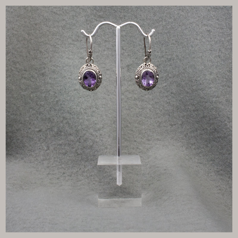 Purple Quartz Earrings