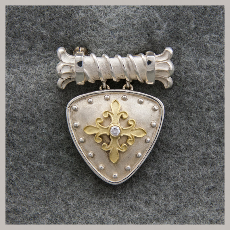 Diamond Shield Pin